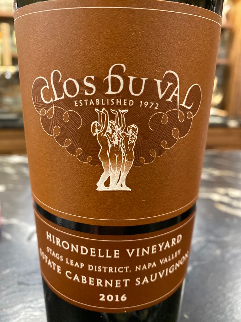 2016 Clos du Val Cabernet Sauvignon Estate Hirondelle Vineyard