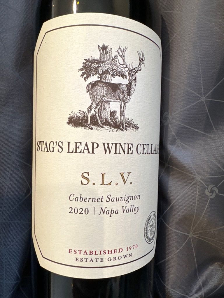 ワイン Stag's Leap Wine Cellars S.L.V. 2020 2020 Stag's Leap Wine Cellars Cabernet Sauvignon S.L.V.