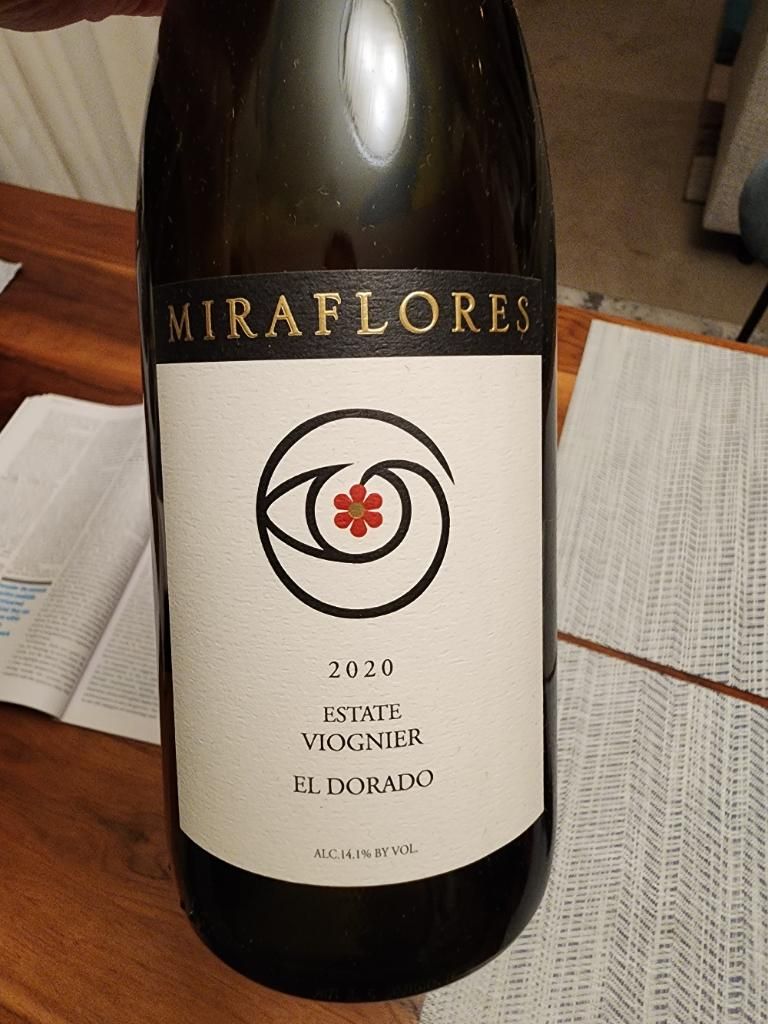 2020 Miraflores Viognier Estate Usa California Sierra Foothills El Dorado Cellartracker