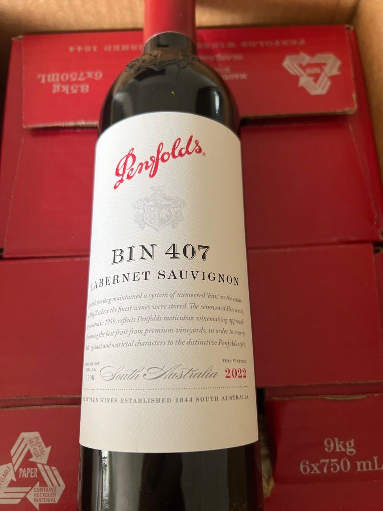 2022 Penfolds Cabernet Sauvignon Bin 407 - CellarTracker