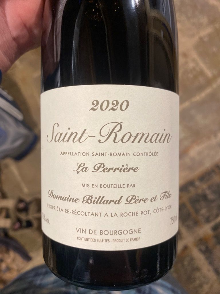 サンロマン 2018 Domaine Billard Père et Fils サンロマン 2018 Domaine Billard Père et Fils Domaine Billard Père