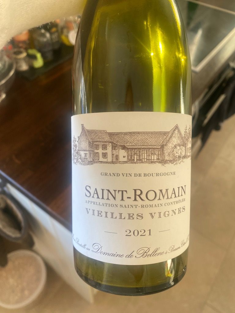 2021 Domaine de Bellene Saint-Romain Blanc Vieilles Vignes, France ...