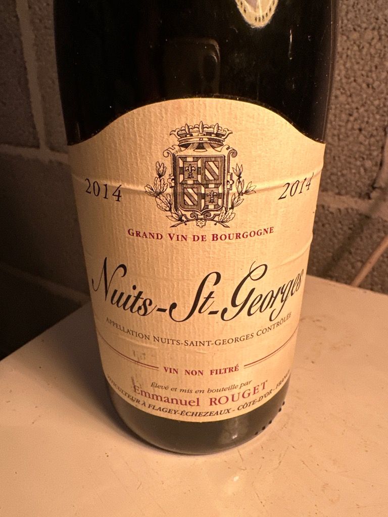 2014 Emmanuel Rouget Nuits-Saint-Georges - CellarTracker