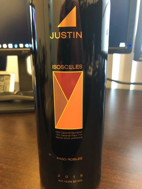 isosceles wine 2016