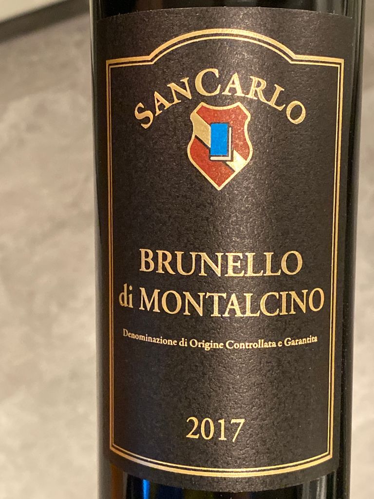 2017 San Carlo Brunello di Montalcino, Italy, Tuscany, Montalcino ...