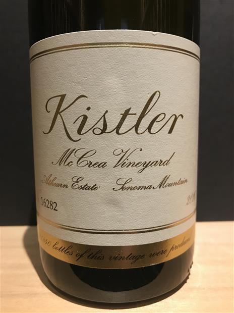 2021 Kistler Chardonnay McCrea Vineyard - CellarTracker