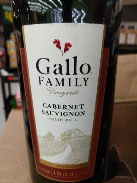 Gallo family cabernet clearance sauvignon