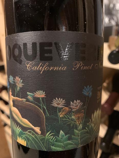 2017 94558 Wine Pinot Noir Coqueverie, USA, California, Central Coast ...