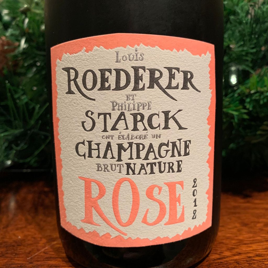 2012 Louis Roederer Champagne Brut Nature Rosé Cuvée Starck 