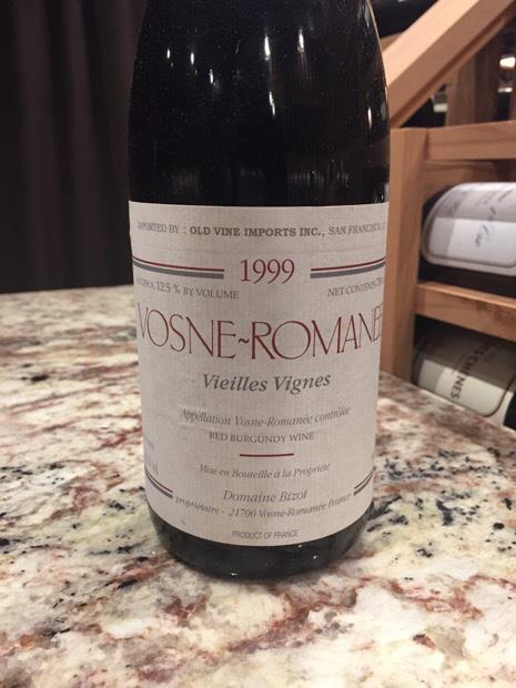 2000 Domaine Bizot Vosne-Romanée Vieilles Vignes - CellarTracker
