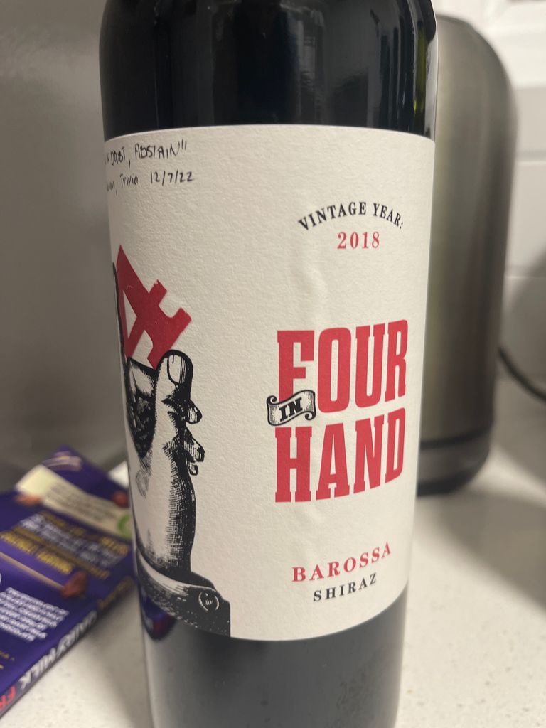 2018 Robert Oatley Shiraz Four in Hand, Australia, South Australia