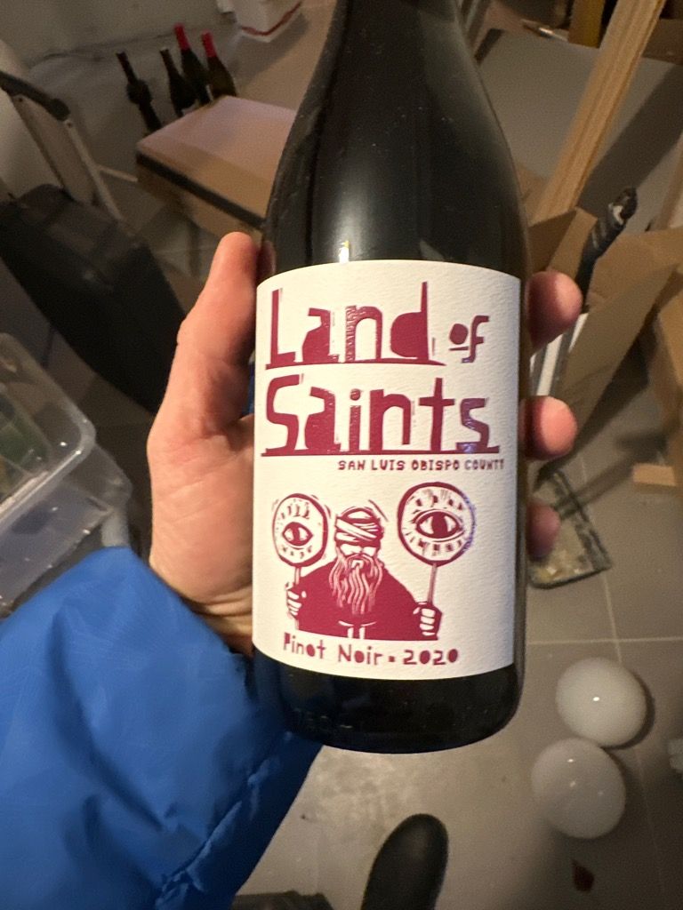 2020 Land of Saints Carbonic Pinot Noir, USA, California, Central Coast