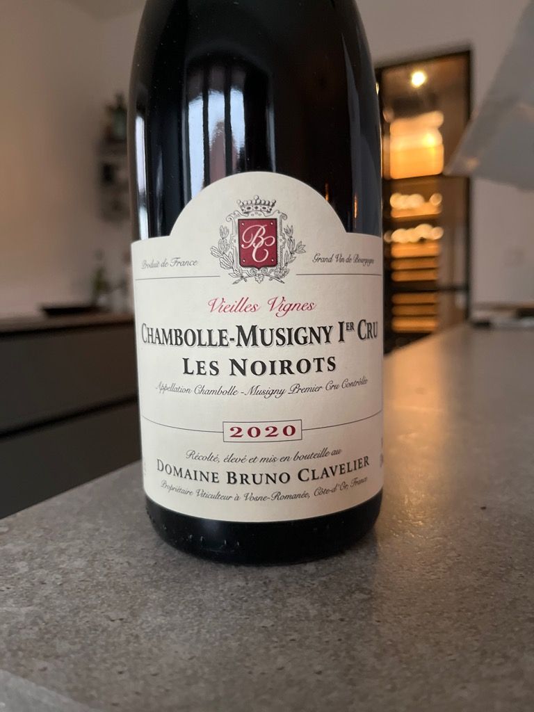2010 Domaine Bruno Clavelier Chambolle-Musigny 1er Cru Les Noirots