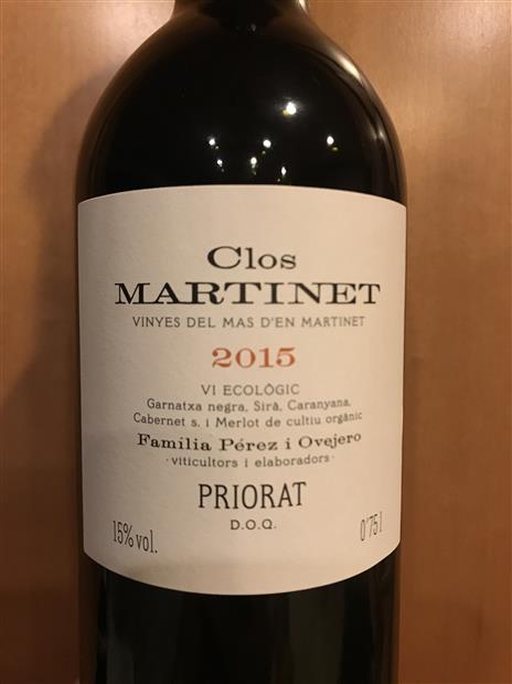 2015 Mas Martinet Priorat Clos Martinet - CellarTracker 2015 Mas Martinet Priorat Clos Martinet - CellarTracker