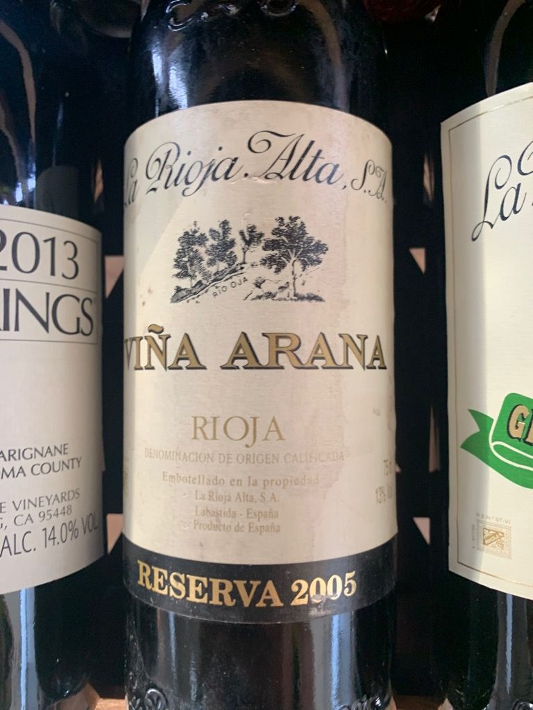 2005 La Rioja Alta Rioja Viña Arana Reserva - CellarTracker