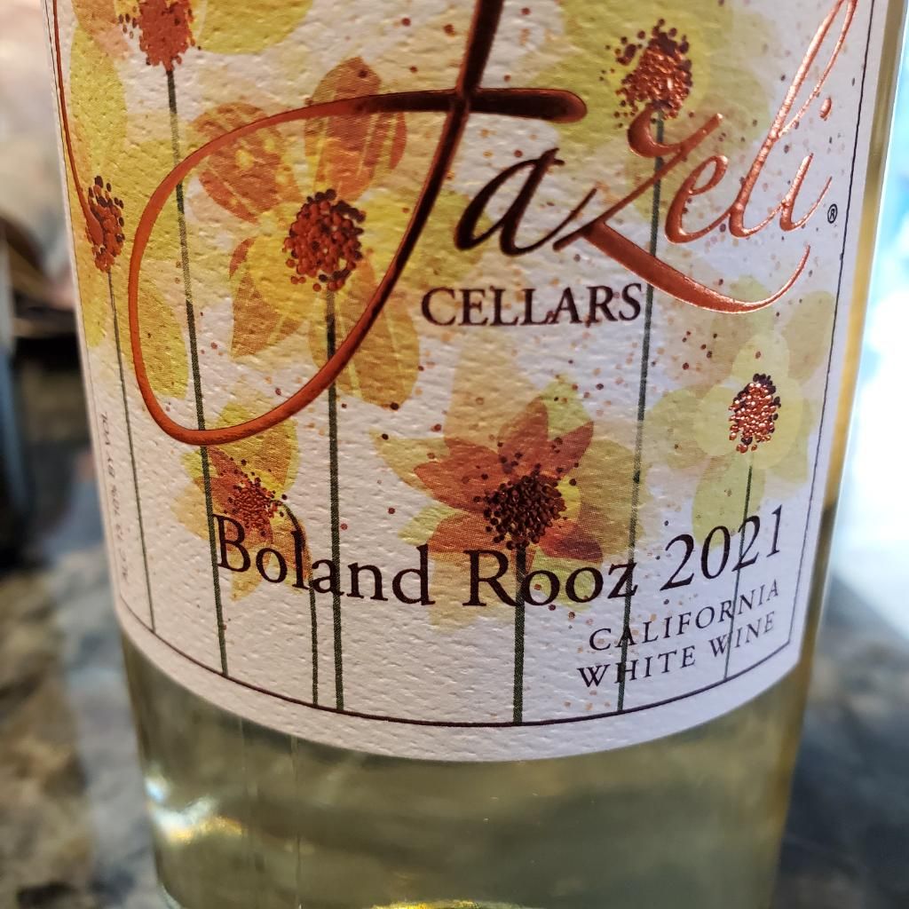2021 Fazeli Cellars Boland Rooz, USA, California, South Coast, Temecula