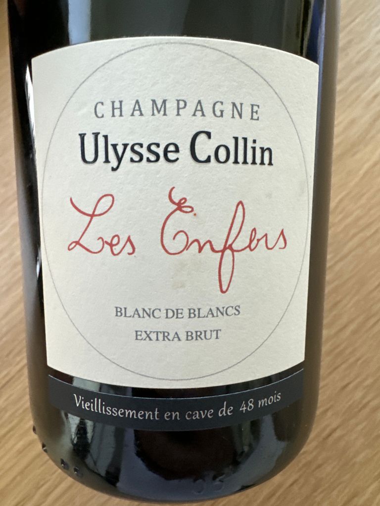 N.V. Ulysse Collin Champagne Blanc de Blancs Extra Brut (2015) Les