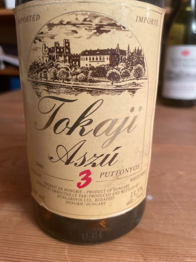 1992 Hungarovin Ltd. Tokaji Aszú 3 Puttonyos - CellarTracker