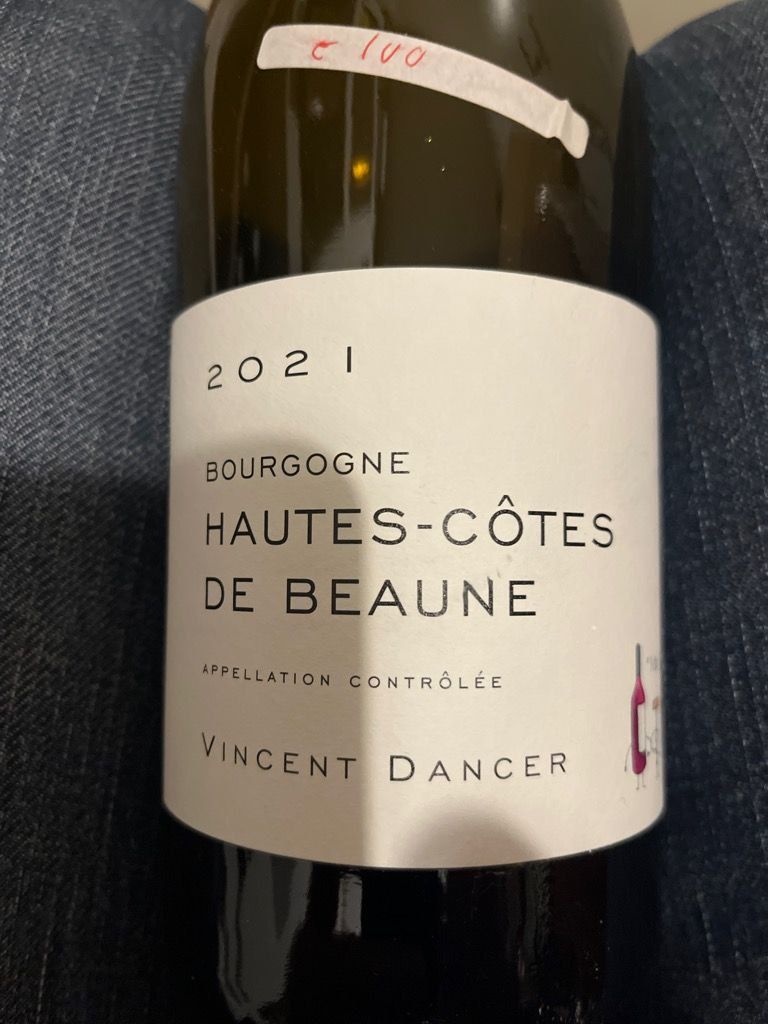 2022 Vincent Dancer Bourgogne Hautes-Côtes de Beaune Blanc