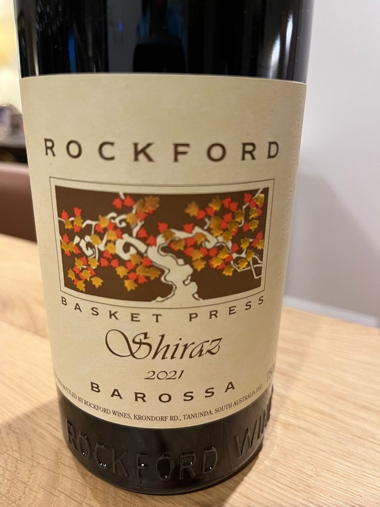 2021 Rockford Shiraz Basket Press - CellarTracker