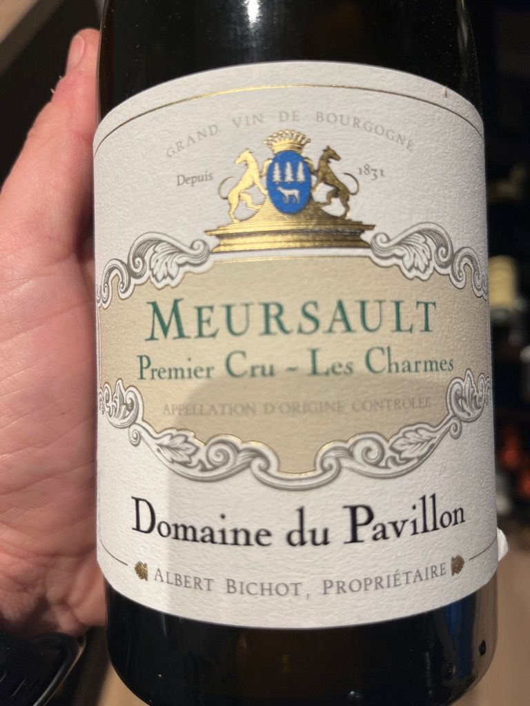 2018 Maison Albert Bichot Meursault 1er Cru Charmes Domaine Du Pavillon ...