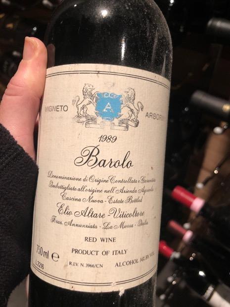 エリオアルターレ 2017 Barolo 1985 Elio Altare Barolo Vigneto Arborina - CellarTracker