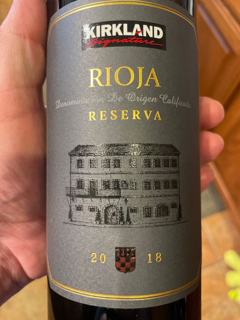 2018 Kirkland Signature Rioja Reserva