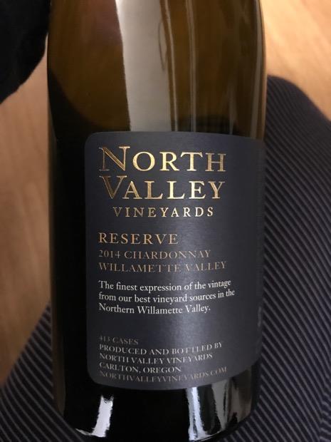 2014 North Valley Vineyards Chardonnay Reserve, USA, Oregon, Willamette ...