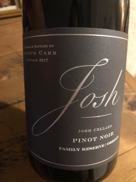 2017 Josh Cellars Pinot Noir Family Reserve Oregon Usa Oregon Cellartracker