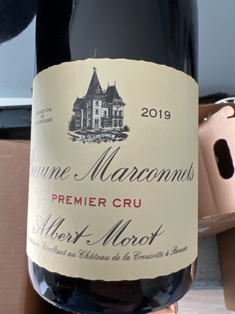 2019 Albert Morot Beaune 1er Cru Marconnets, France, Burgundy, Côte De ...