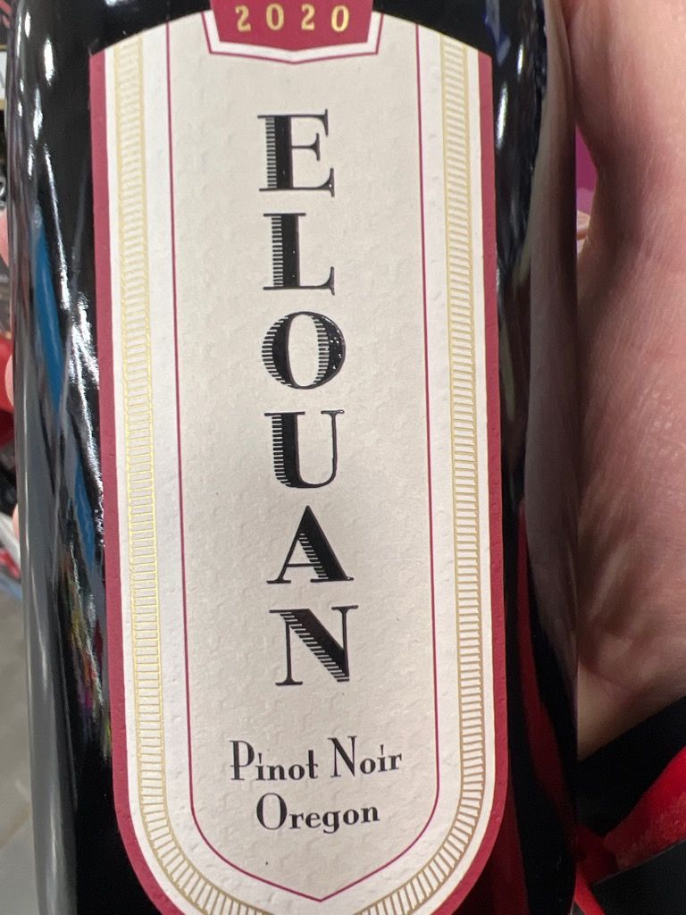 2020 Elouan Pinot Noir, USA, Oregon CellarTracker