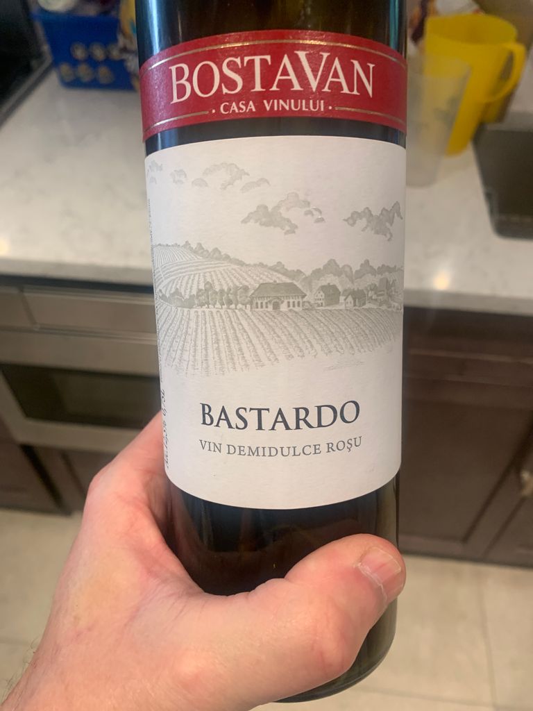 2019 Bostavan Casa Vinului Bastardo Demidulce Rosu, Moldova, Etulia CellarTracker