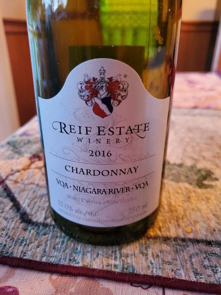 2016 Reif Estate Chardonnay, Canada, Ontario, Niagara Peninsula, Niagara VQA CellarTracker