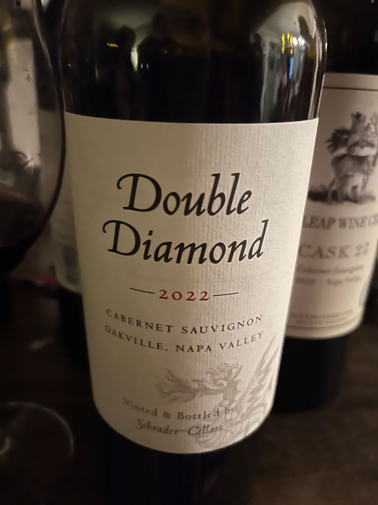 2022 Double Diamond (Schrader) Cabernet Sauvignon - CellarTracker