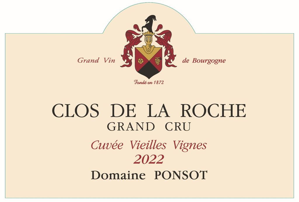 2022 Domaine Ponsot Clos de la Roche Vieilles Vignes - CellarTracker