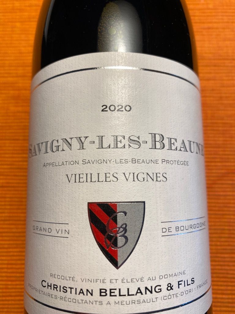 2020 Christian Bellang & Fils Savigny-lès-Beaune Vieilles Vignes ...