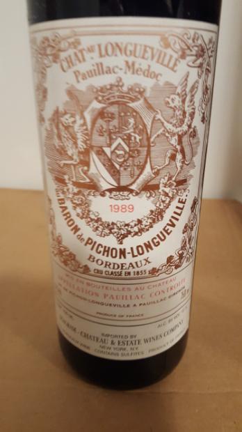 1990 Château Pichon-Longueville Baron - CellarTracker