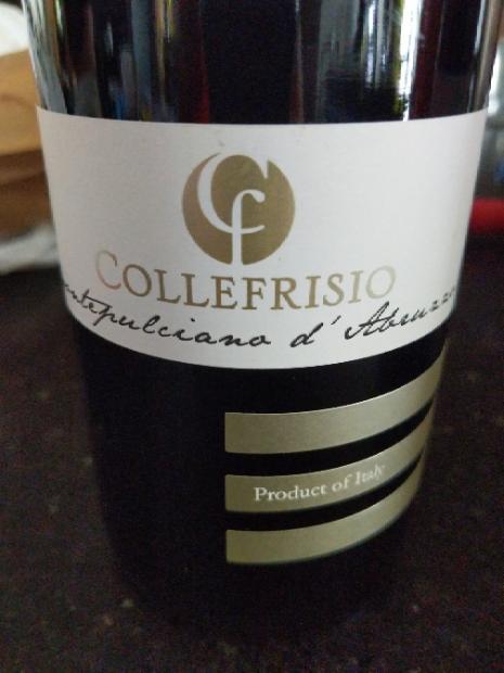 2015 Azienda Collefrisio Montepulciano d'Abruzzo, Italy, Abruzzi ...