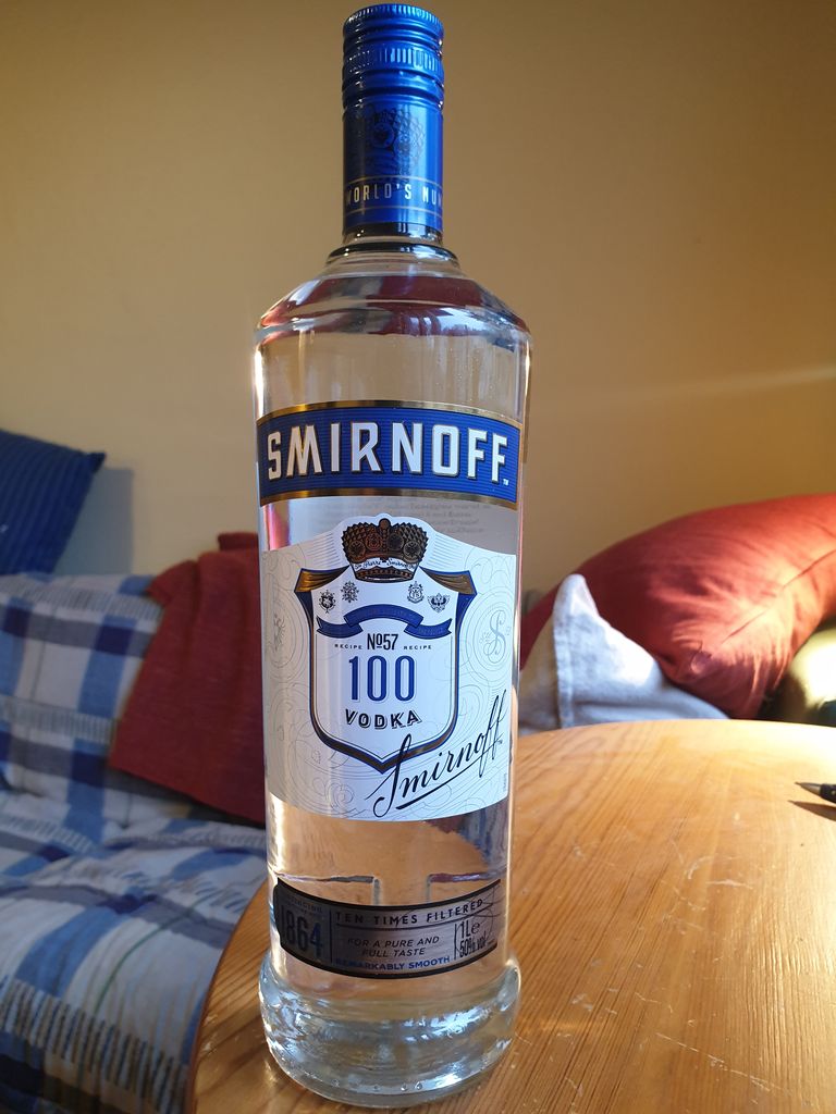Vodka Smirnoff N.V. 50% - CellarTracker Label Blue