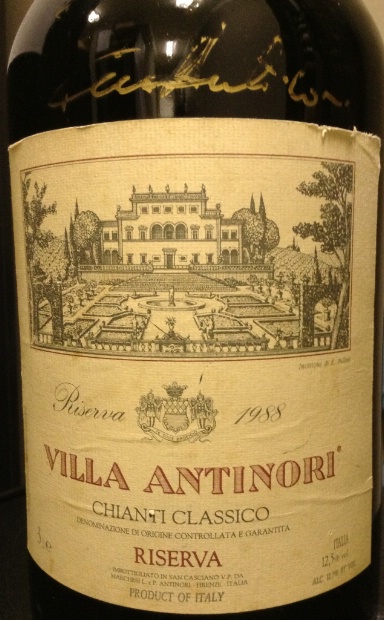 1978 Antinori Chianti Classico Riserva Villa Antinori - CellarTracker