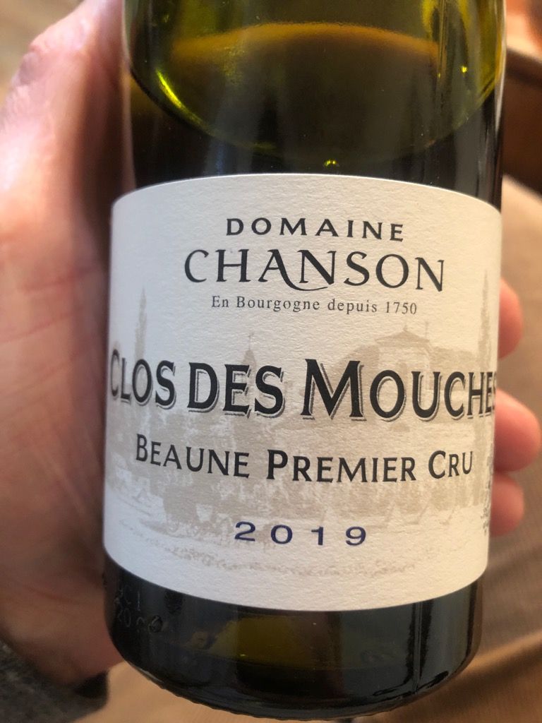 2019 Domaine Chanson Beaune 1er Cru Clos des Mouches Blanc, France ...