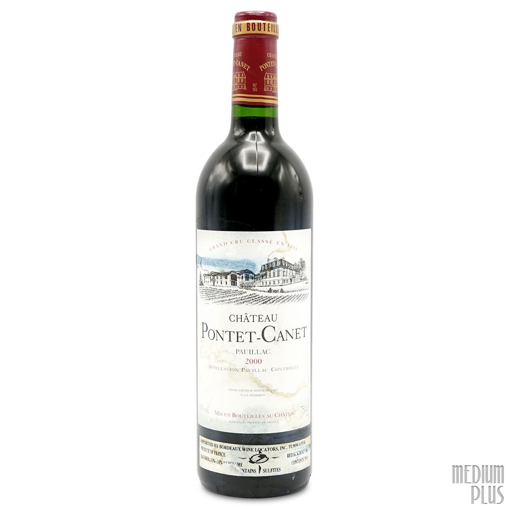 シャトー ポンテカネ 2000 Pontet Canet 2000 Château Pontet-Canet - CellarTracker