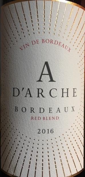 2016 Ch teau d Arche Bordeaux CellarTracker