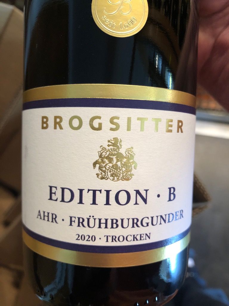 2022 Brogsitter Frühburgunder Trocken Edition B, Germany, Ahr ...