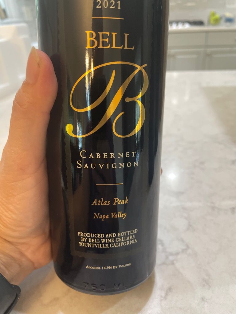 2021 Bell Wine Cellars Cabernet Sauvignon Atlas Peak, USA, California
