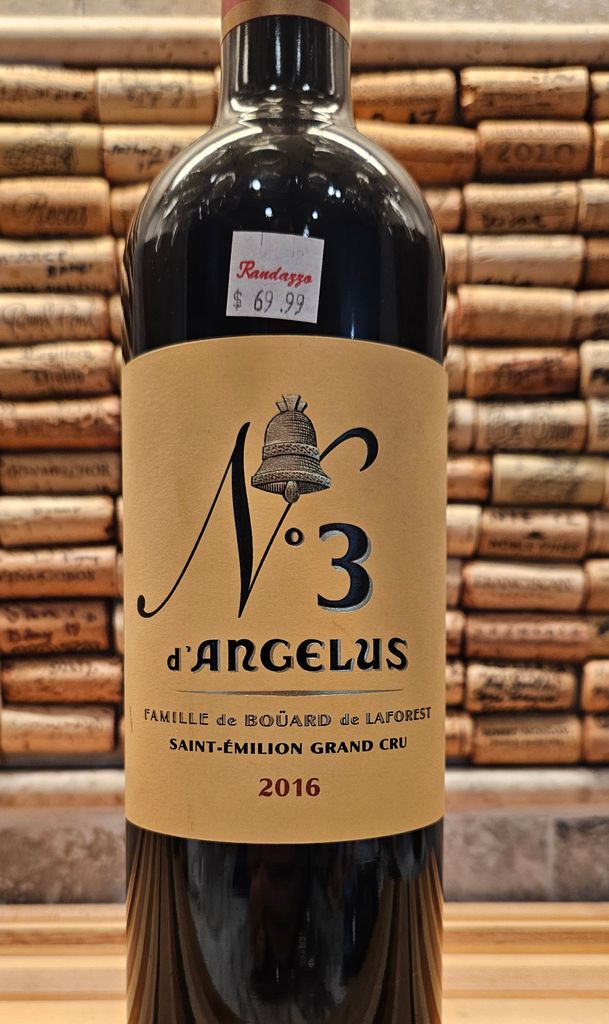 2016 Château Angélus No 3 d'Angélus - CellarTracker