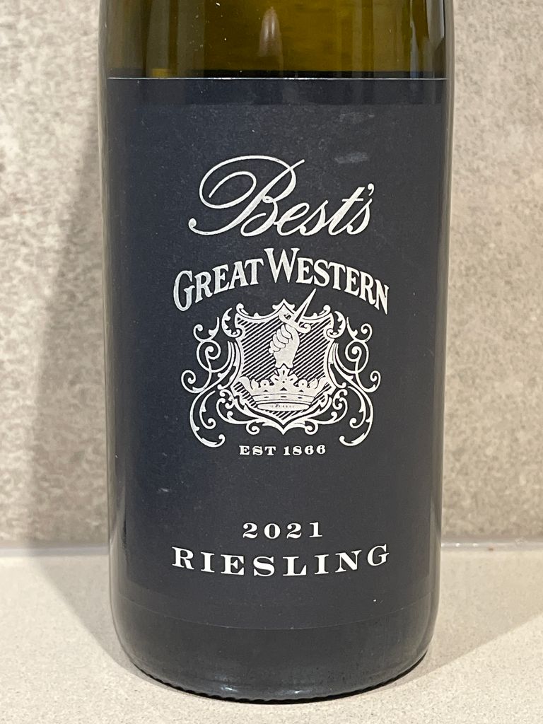 2021 Best s Great Western Riesling Australia Victoria Western 