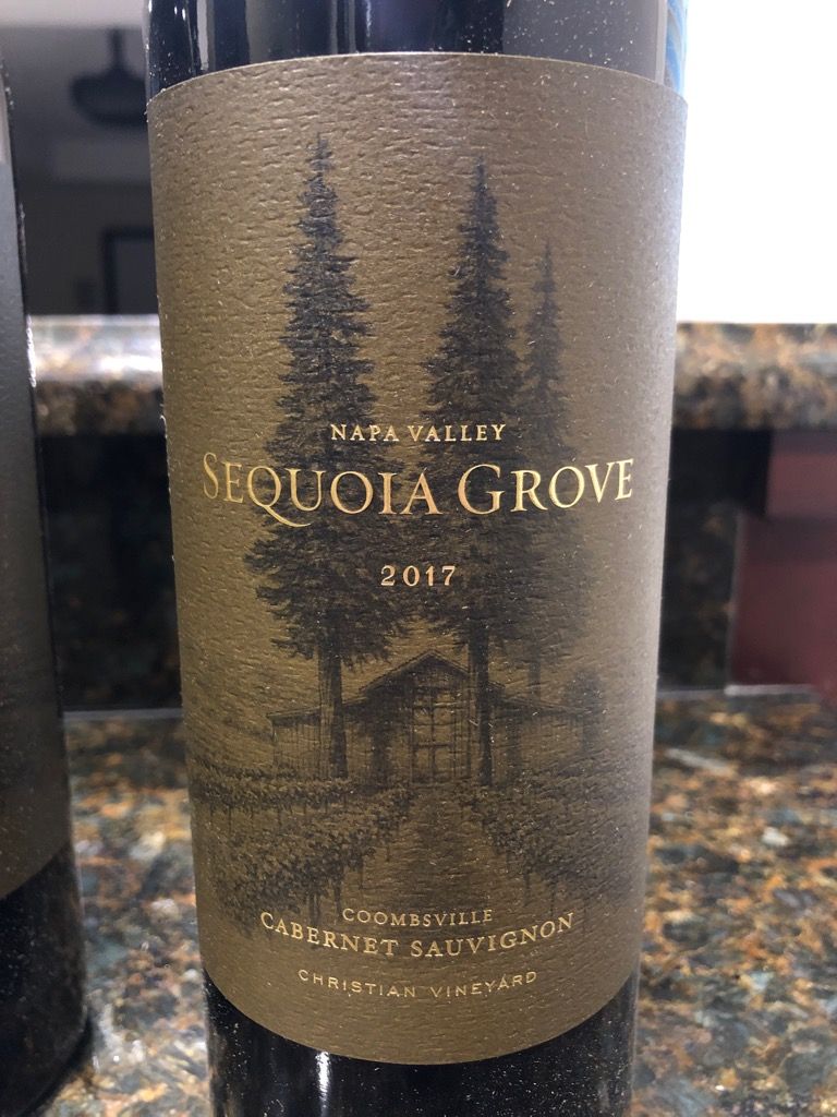 2019 Sequoia Grove Cabernet Sauvignon Christian Vineyard, USA, California, Napa Valley ...