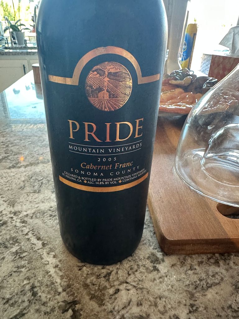 2005 Pride Mountain Vineyards Cabernet Sauvignon - CellarTracker