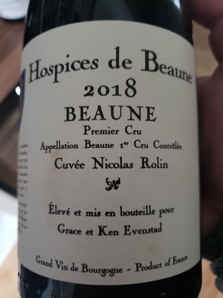 Hospices de Beaune 1999 赤ワイン 1999 Hospices de Beaune Beaune 1er Cru Cuvée Nicolas Rolin
